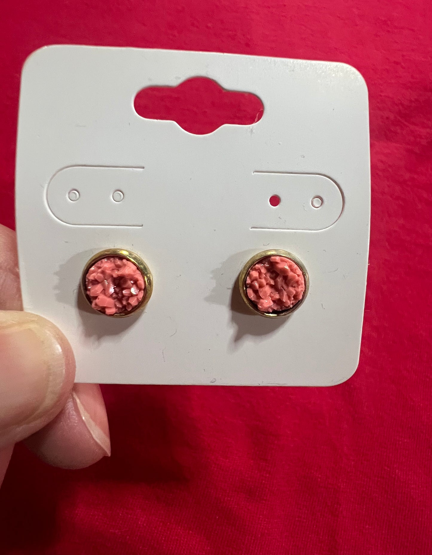 In stock earrings 8mm
