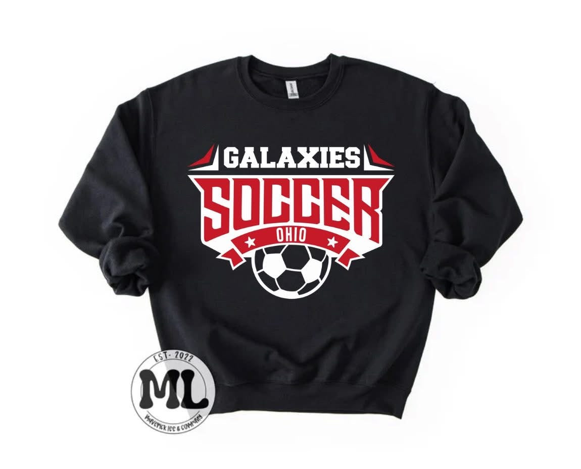 Ohio Galaxies - soccer half ball + pennant 
