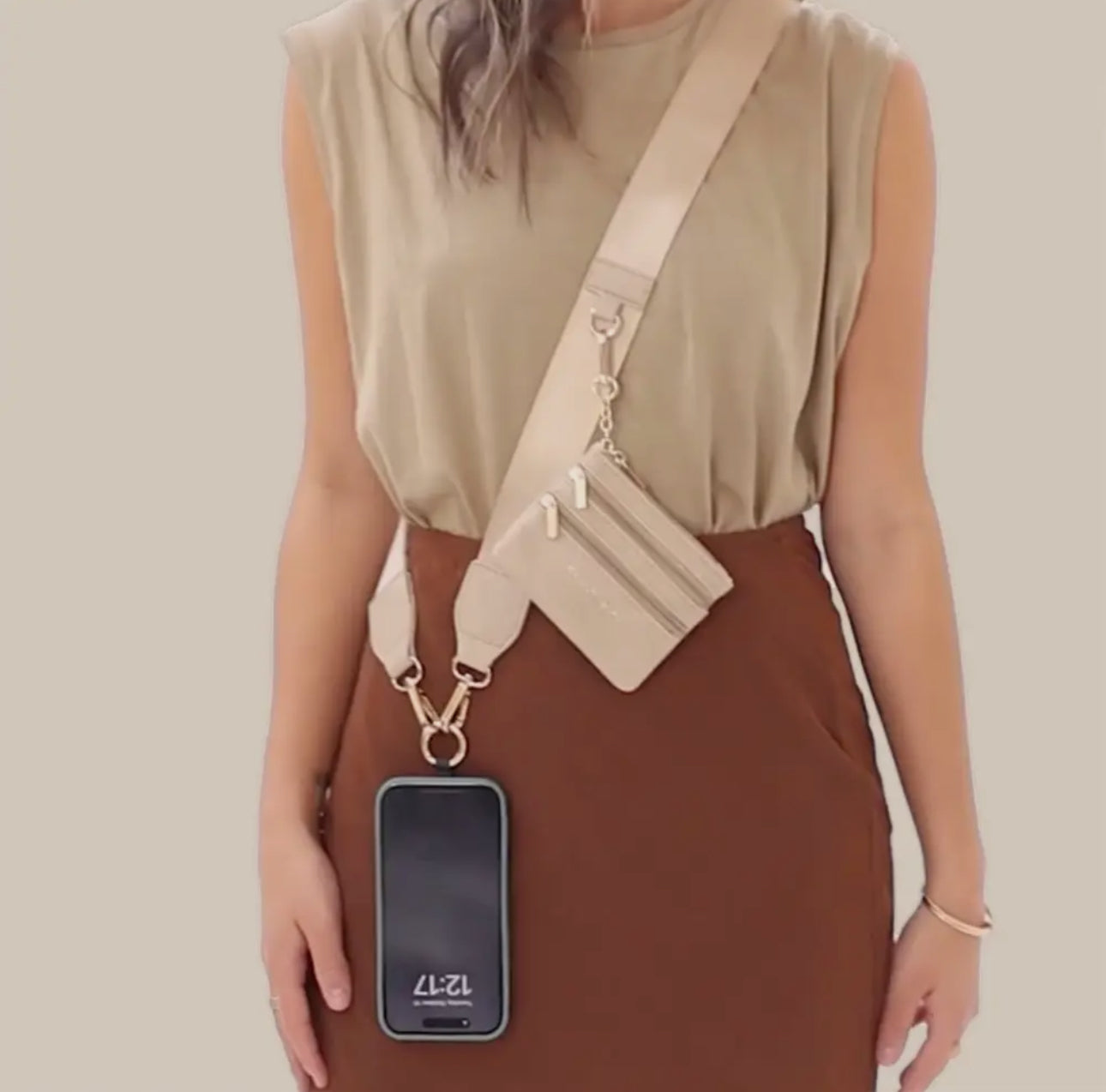 Clip and go phone strap