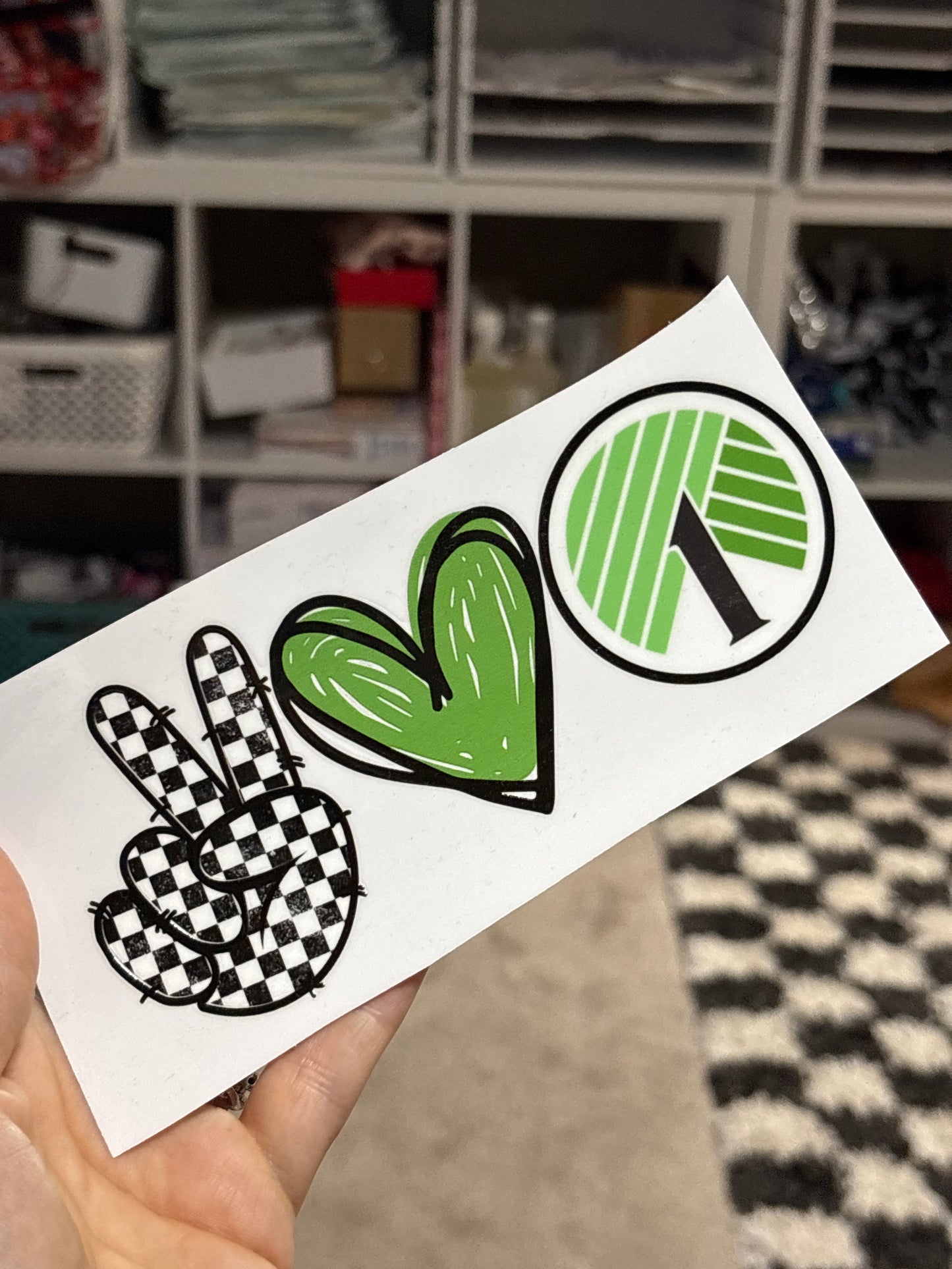 6 inch car decal in stock