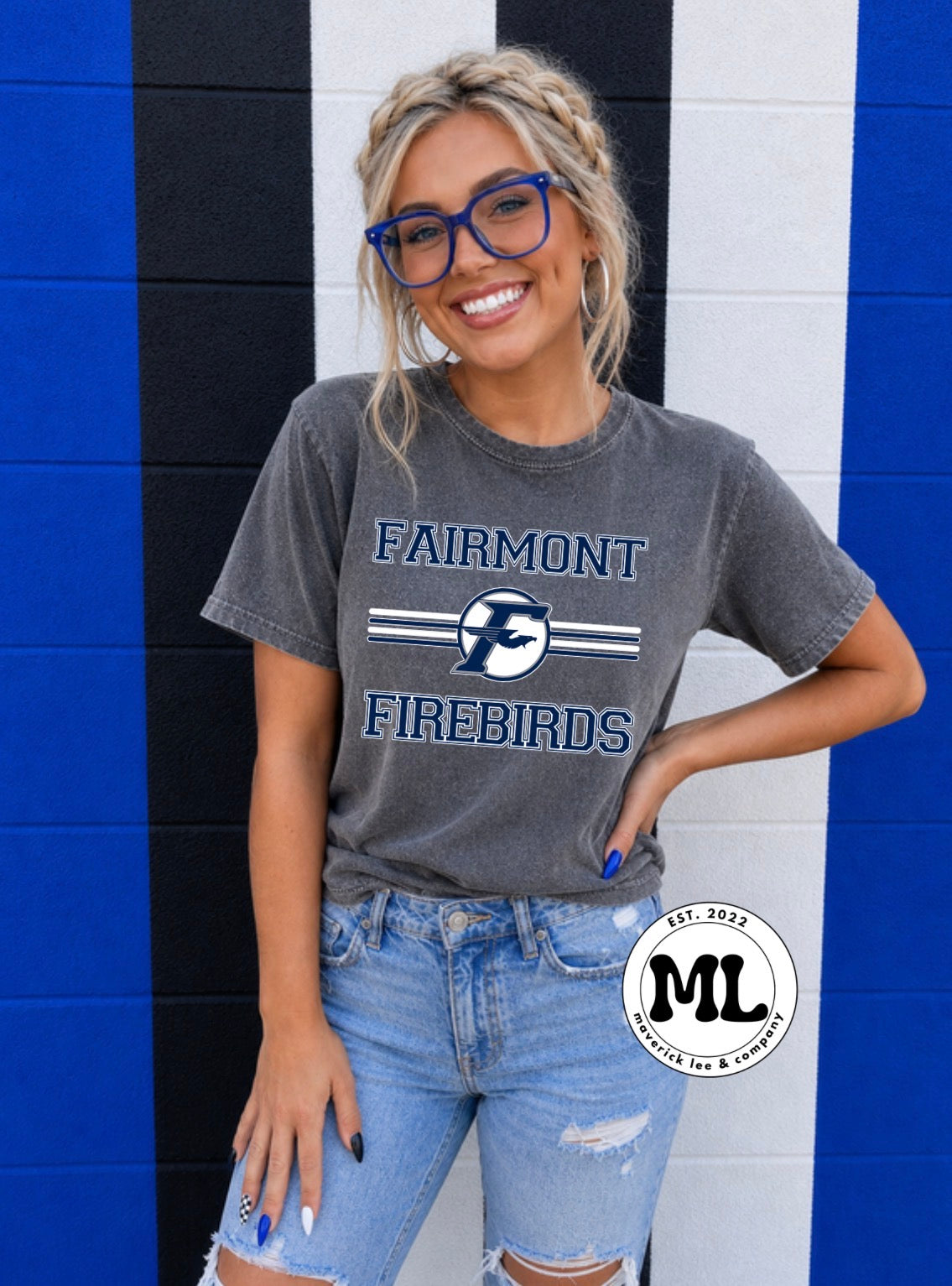 Fairmont Firebirds unisex varsity
