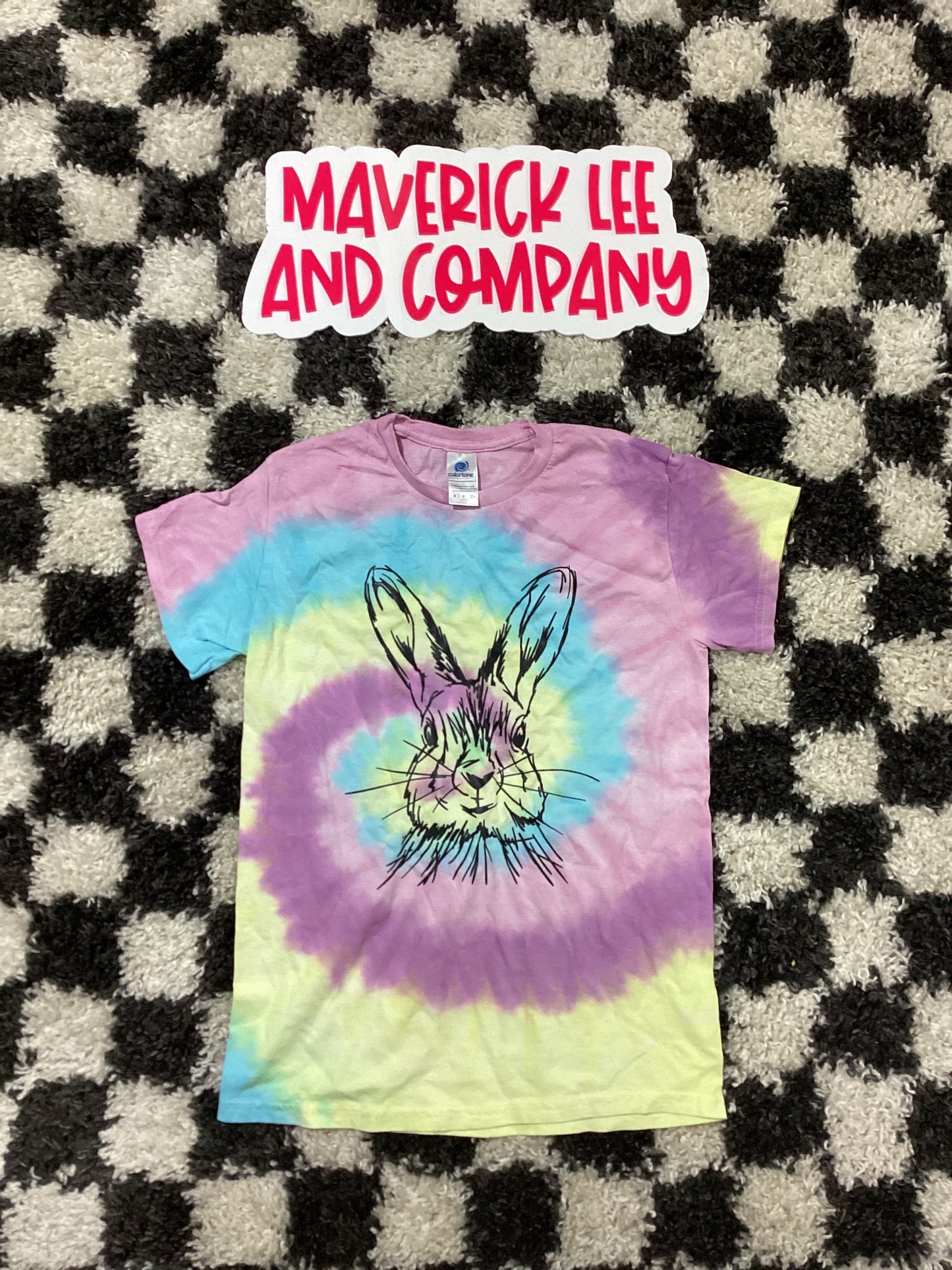 Bunny outline in stock