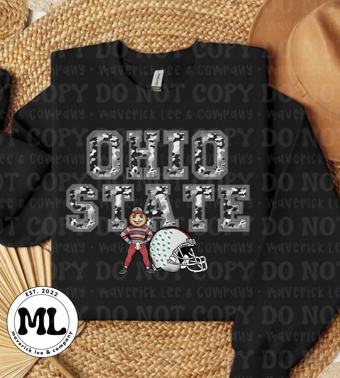 Black and white camo Ohio