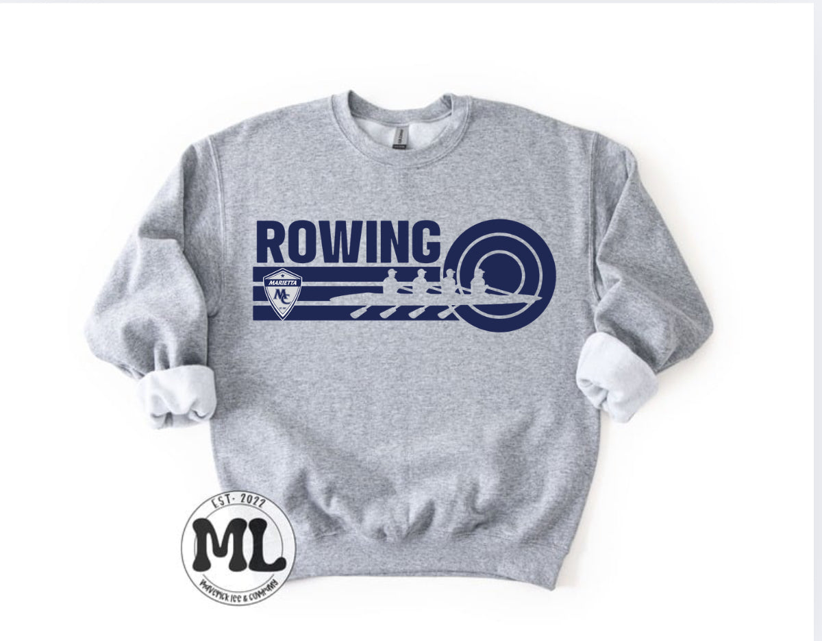 Marietta College - rowing - lines