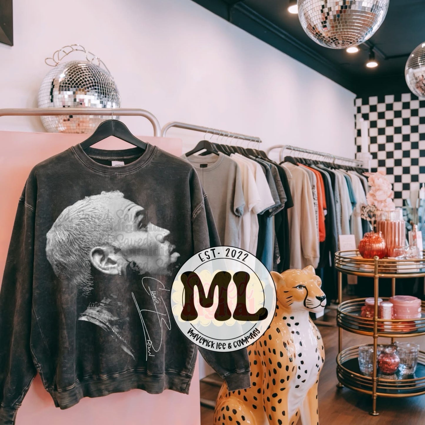Halftone Collection - only on dark garments