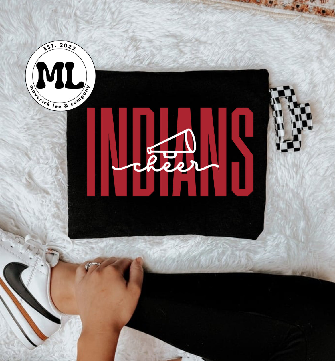 Stebbins Indians - Indians cheer skinny + script