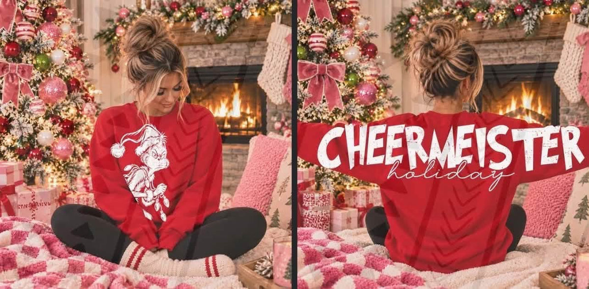 CheerM - OVERSIZED Front and back