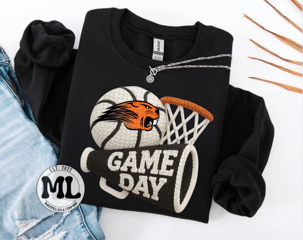 Beavercreek basketball game day faux crochet