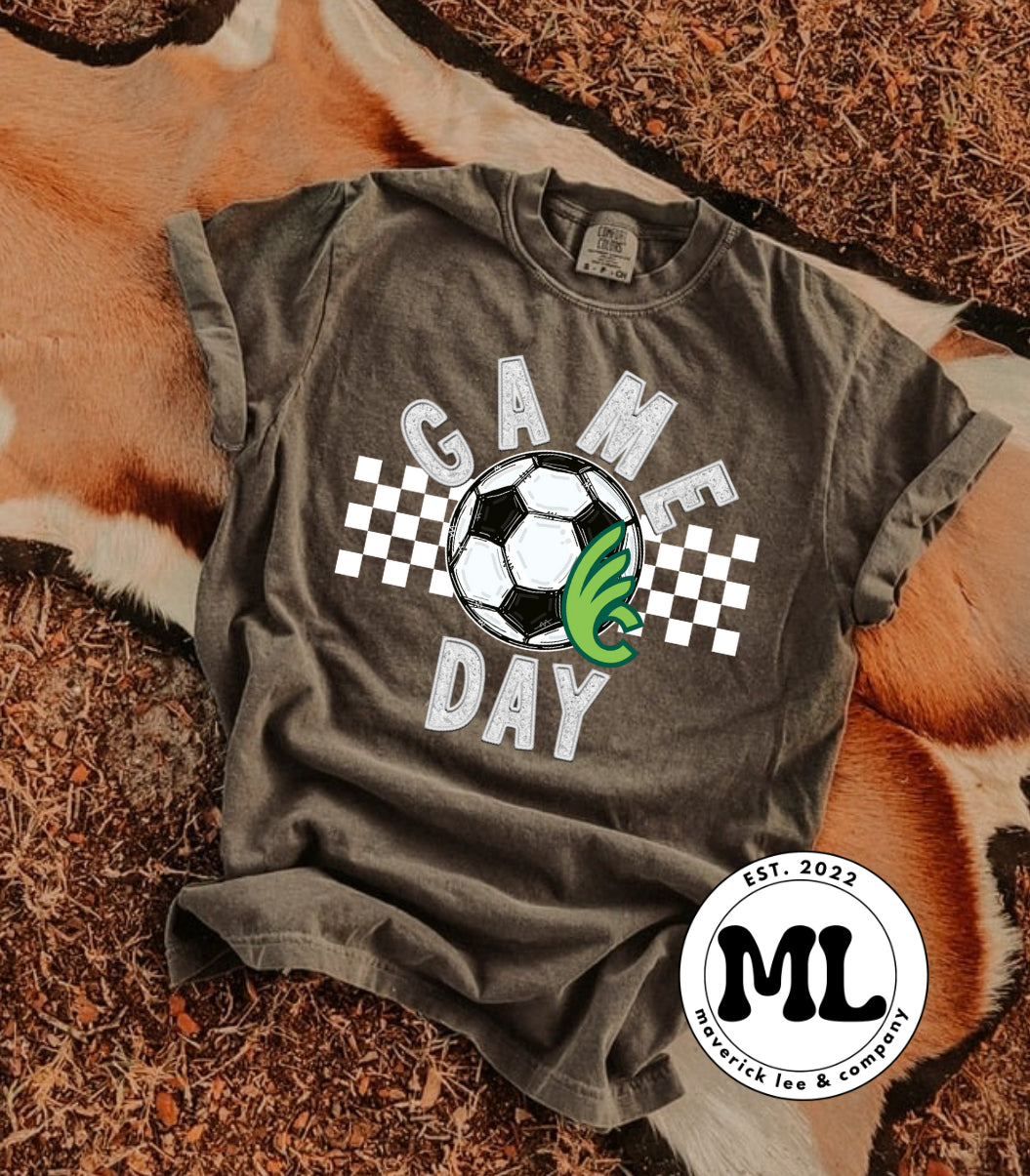 Wilmington Quakers soccer - checkered game day