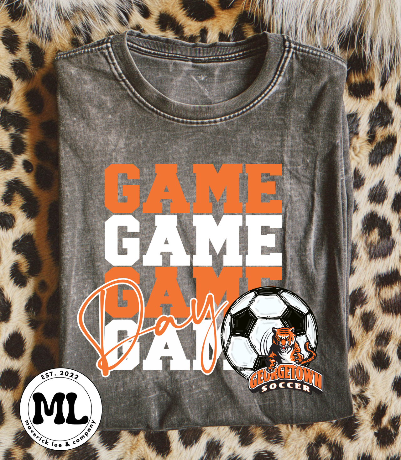 Georgetown college scrolling soccer game day
