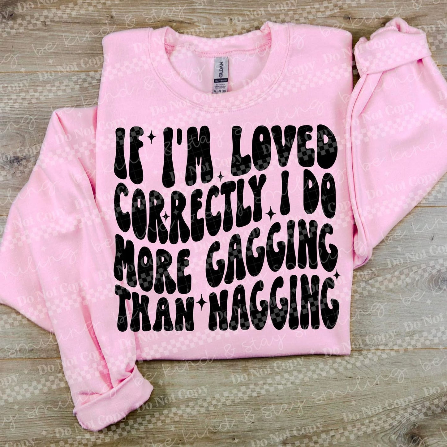 More gagging