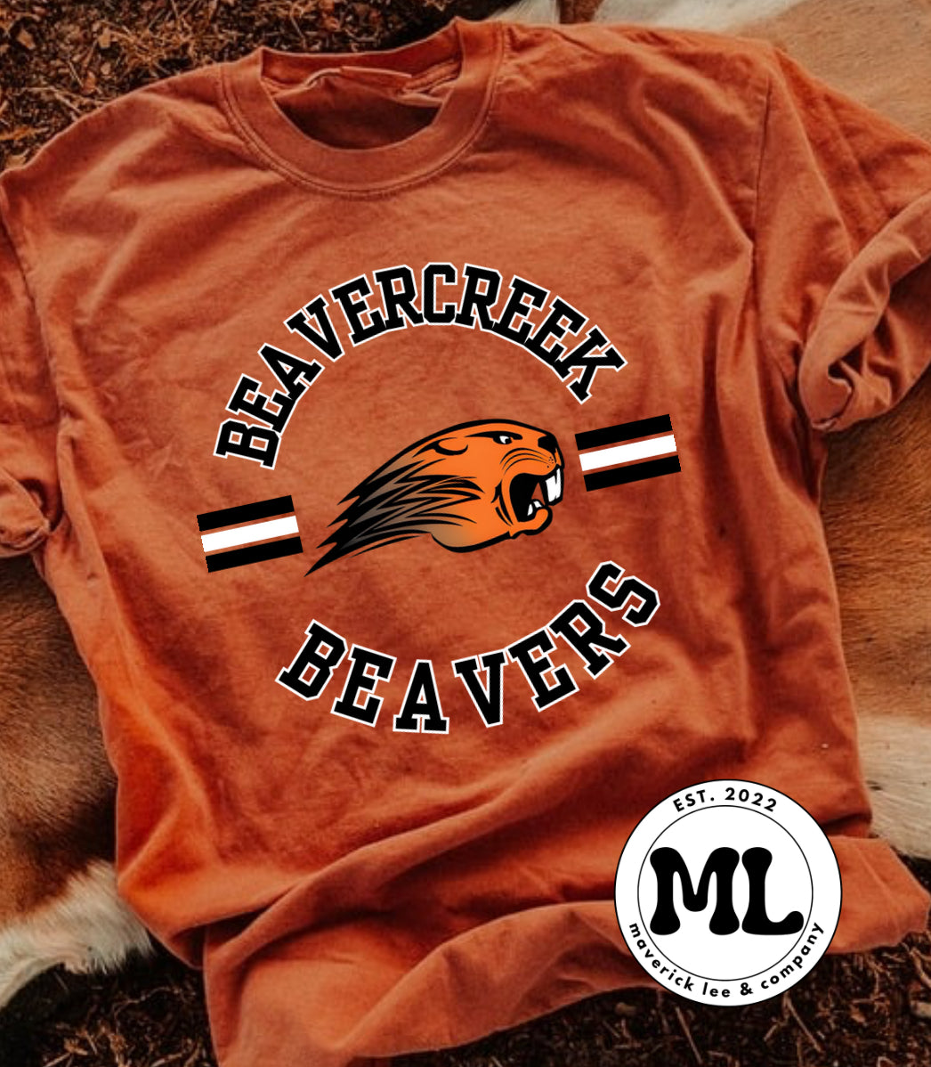 Beavercreek Beavers circle + lines