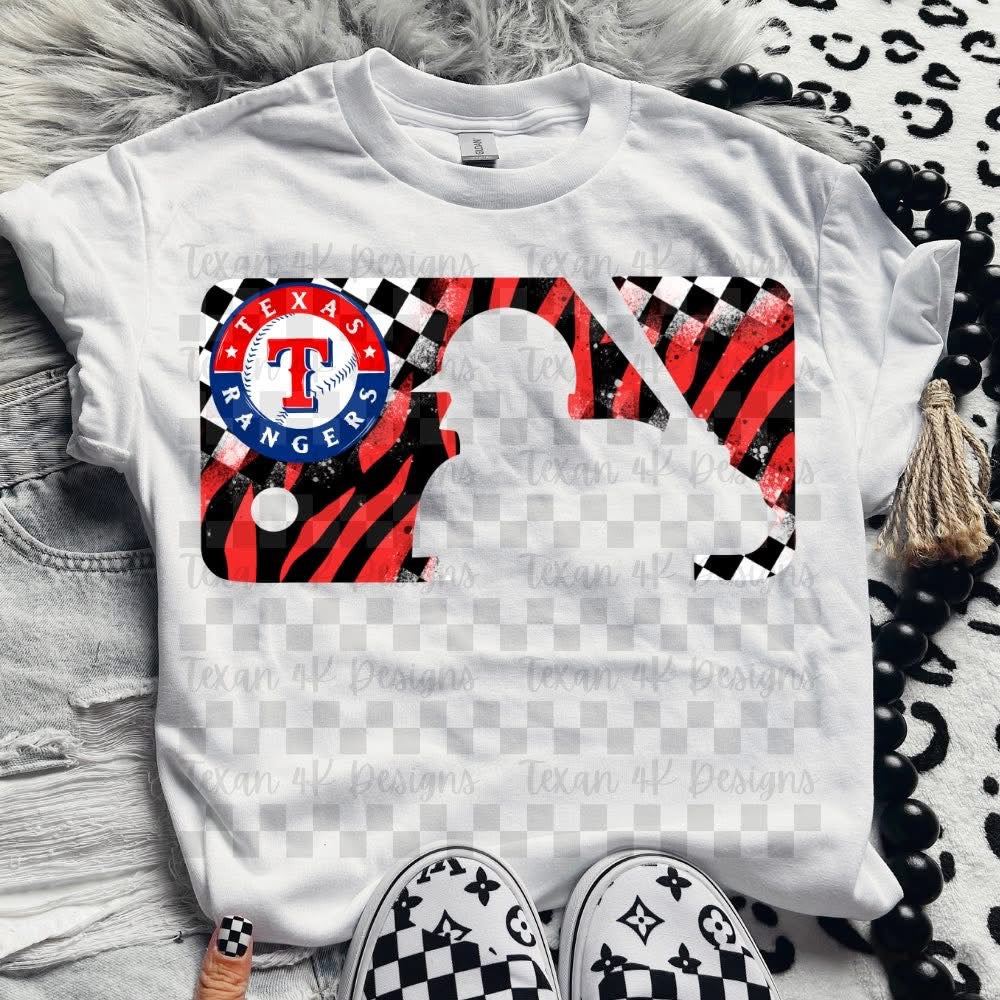 Zebra and checkered baseball collection