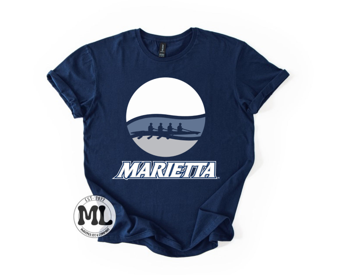 Marietta College - rowing - circle