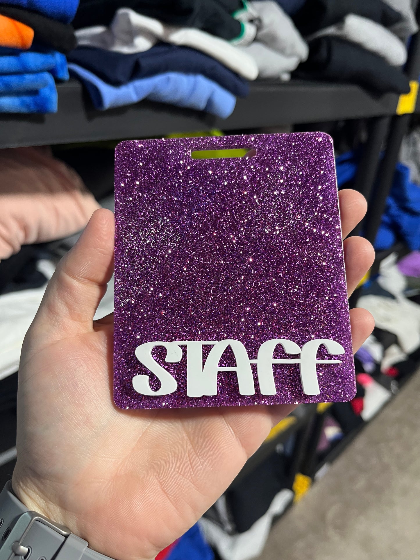 In stock badge buddy