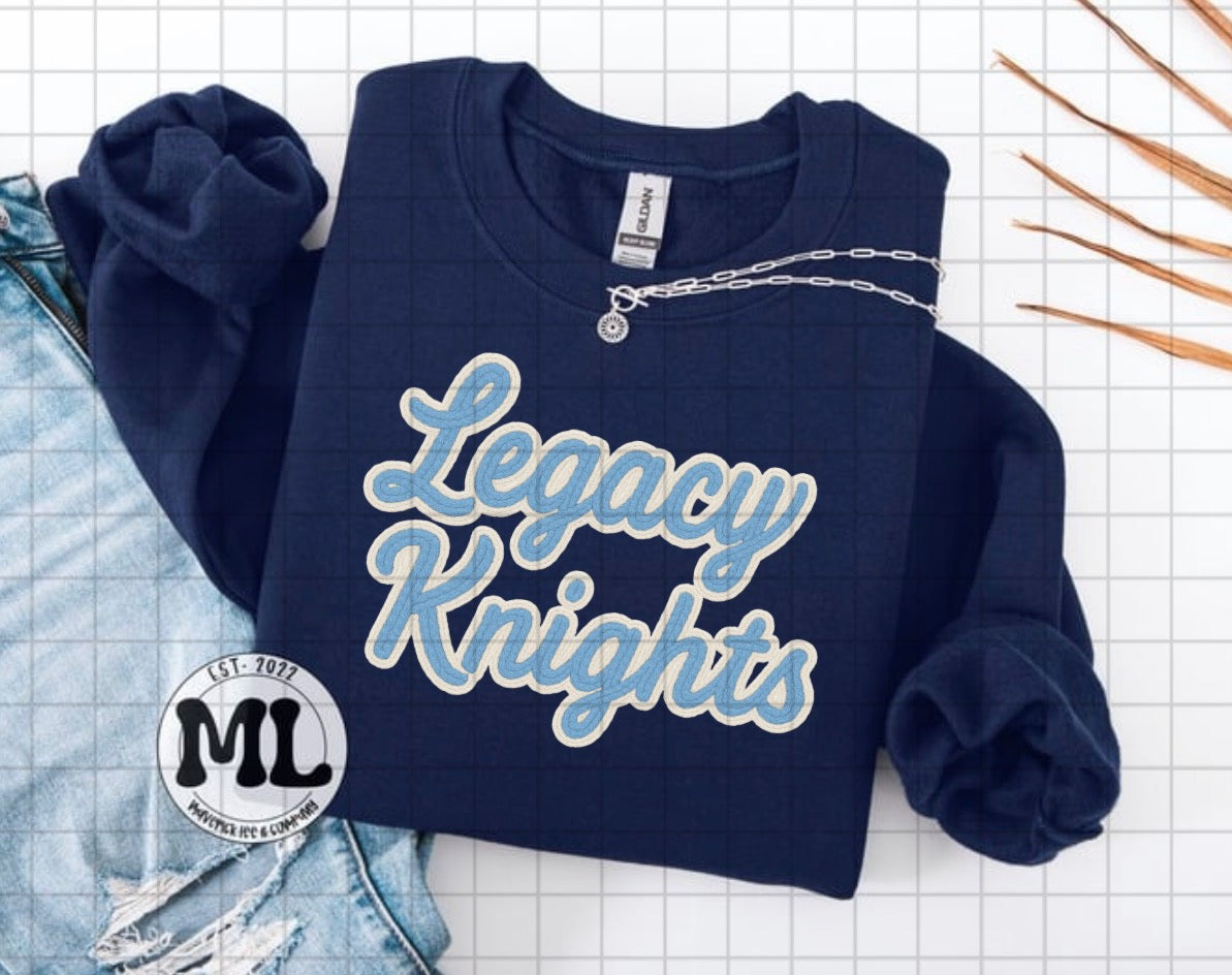 Legacy faux crochet