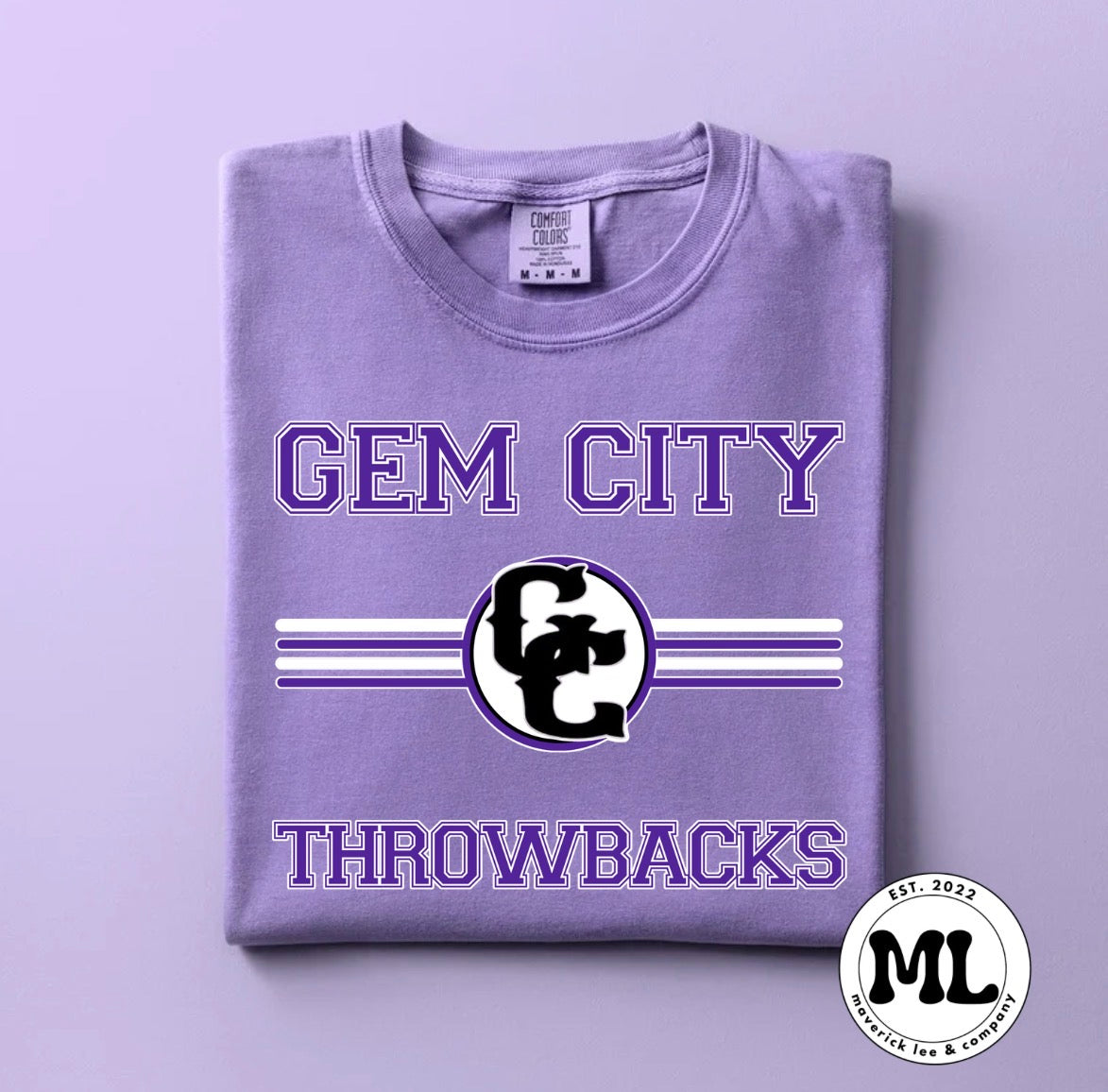 Gem city throwbacks - unisex varsity