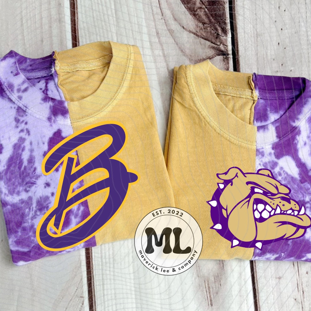 Split and opposite sleeve tees & sweatshirts