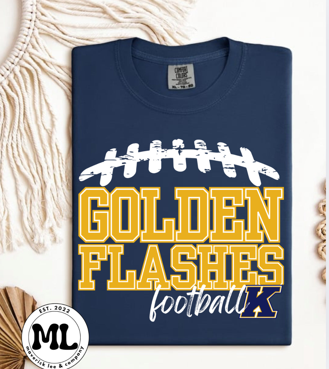 Kent state golden flashes football laces