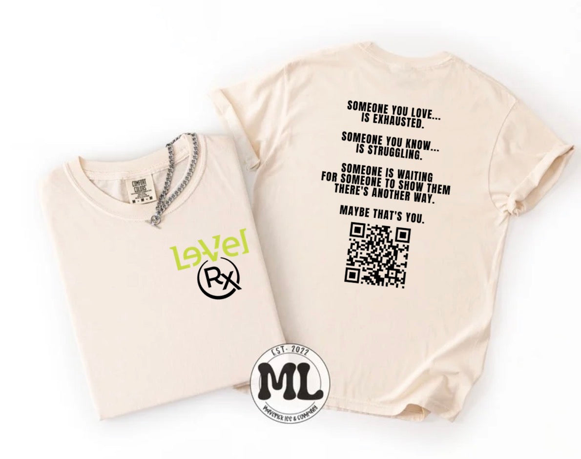 LVRX Custom - Someone you love is exhausted - BLACK FONT
