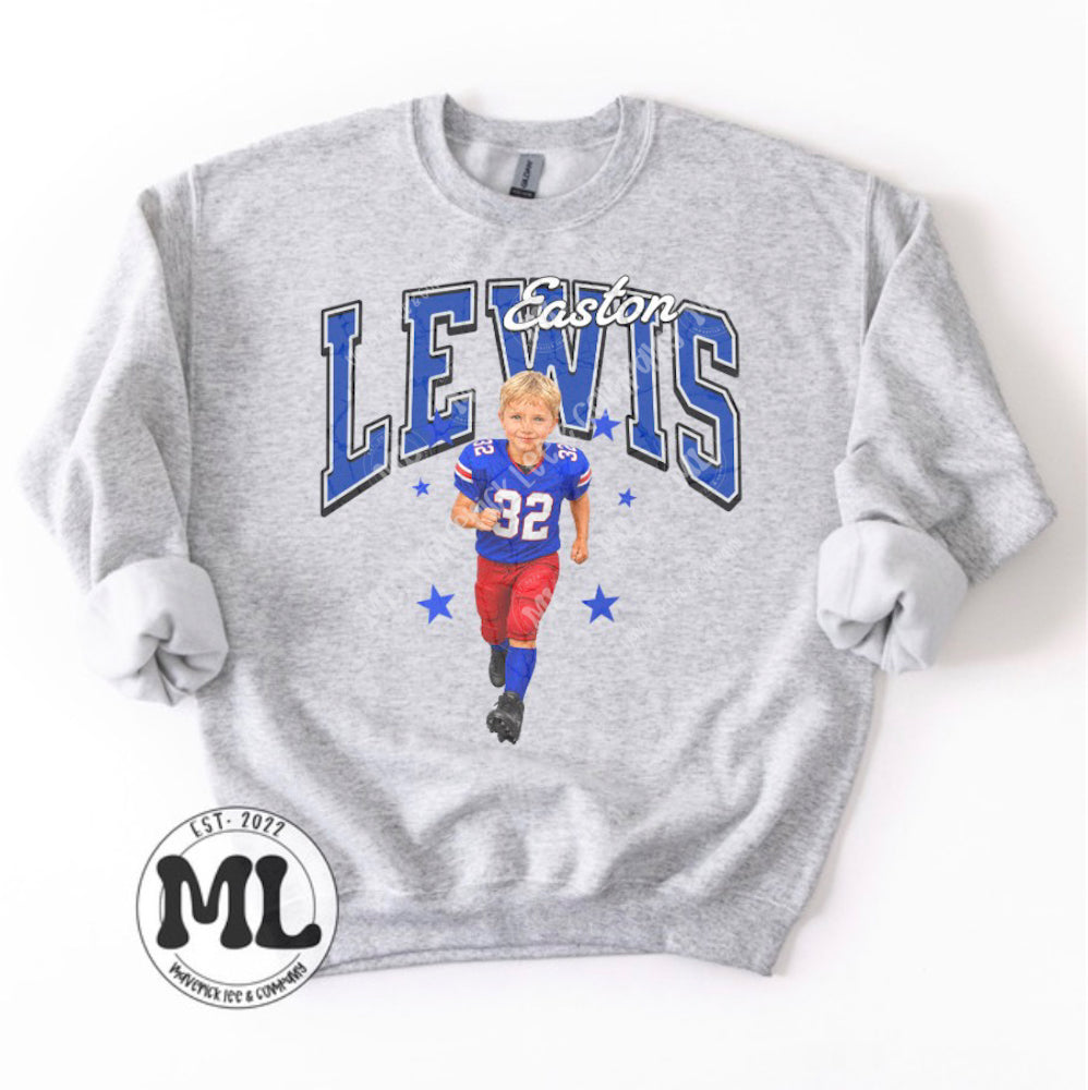 Easton Lewis Football Custom