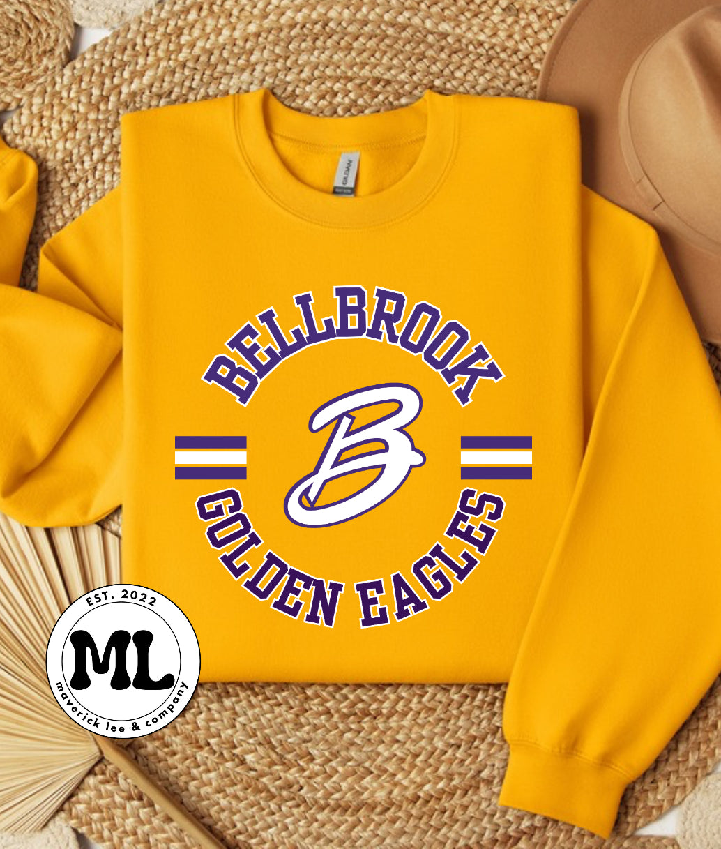 Bellbrook Golden Eagles - circle + lines