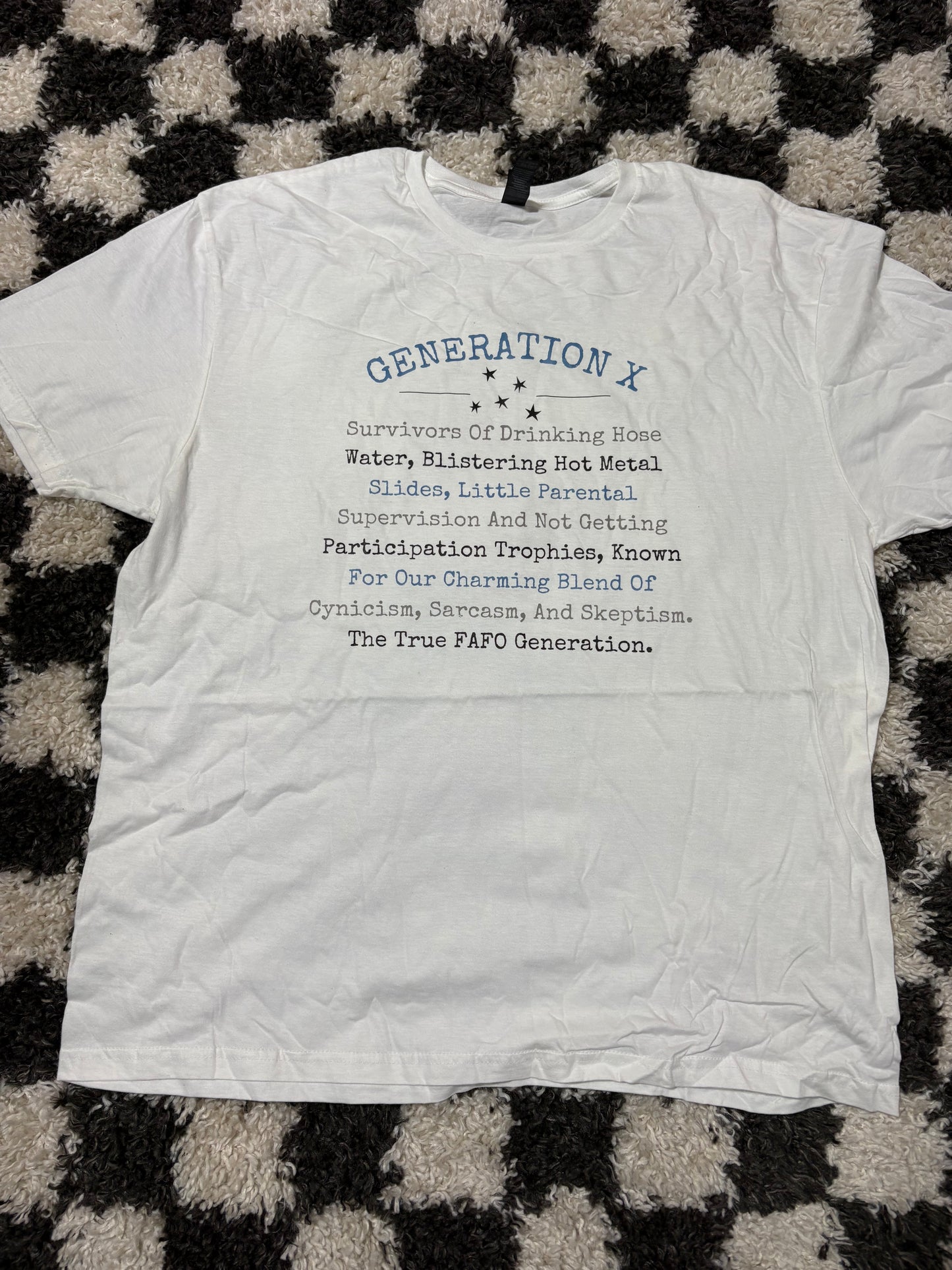 XL tee in stock