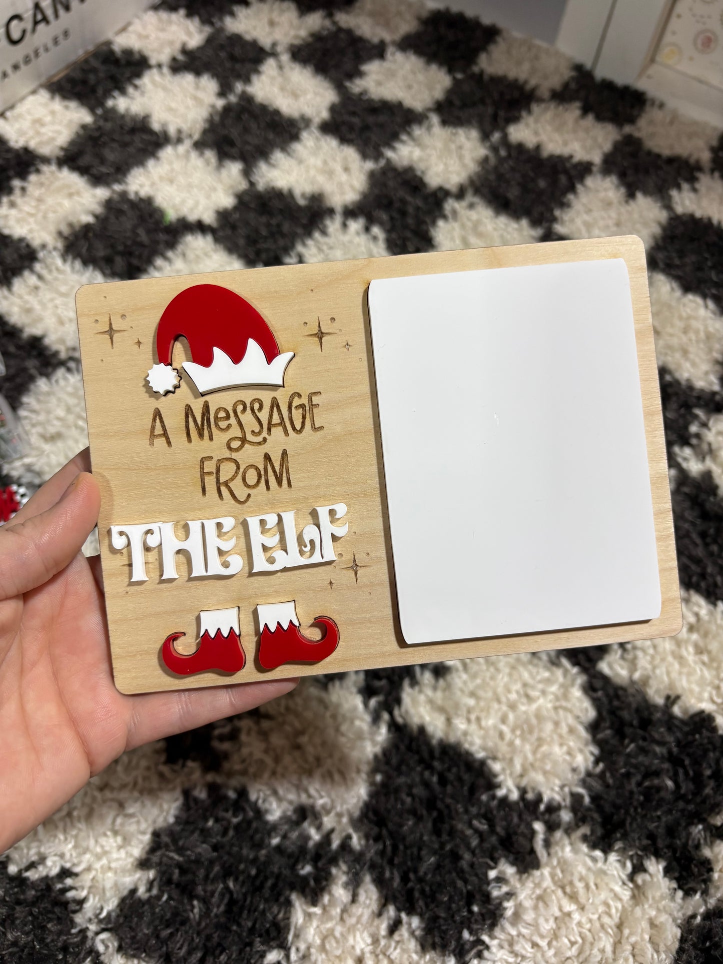 Elf message dry erase board - in stock