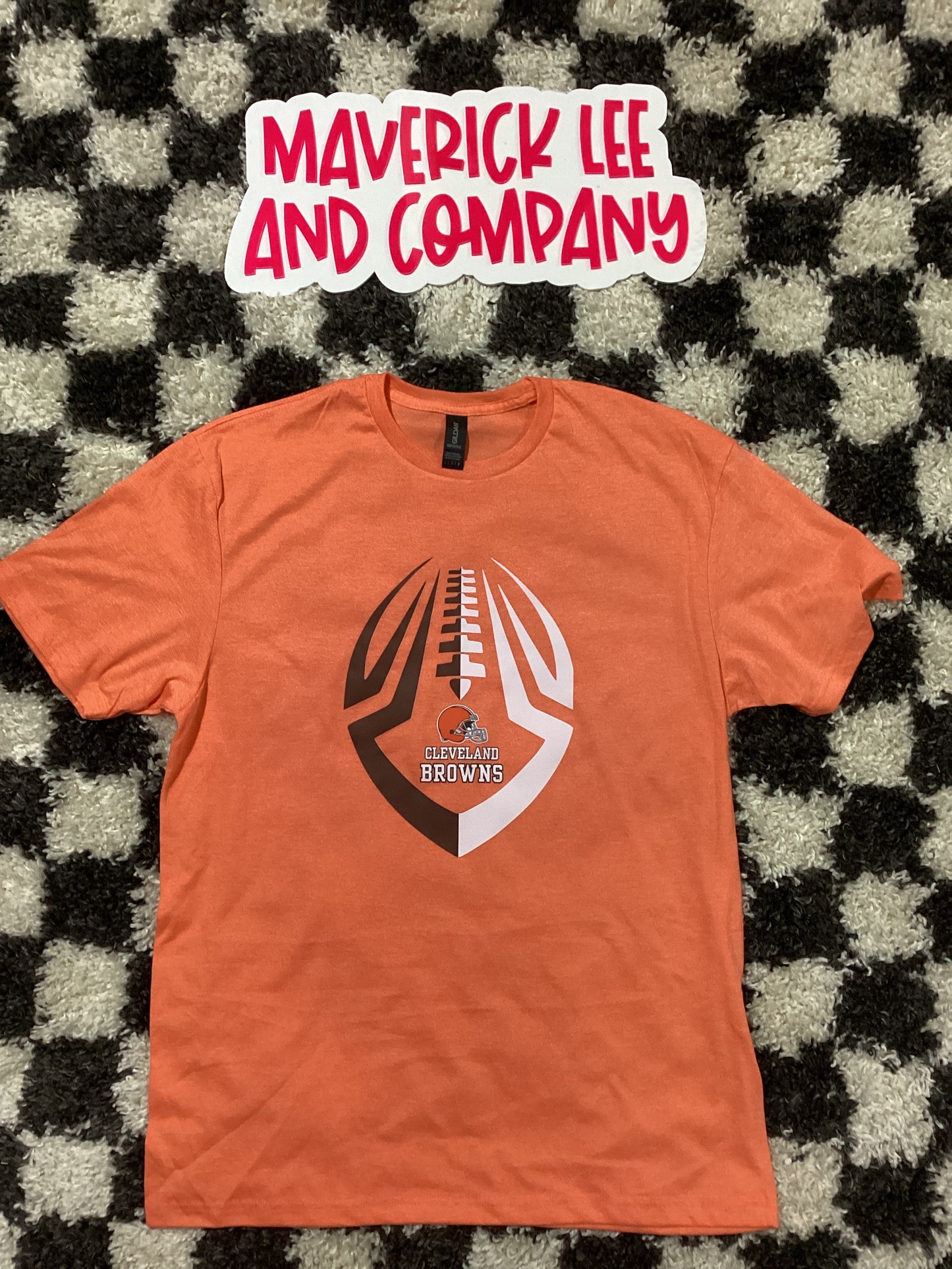 L Cleveland tee in stock