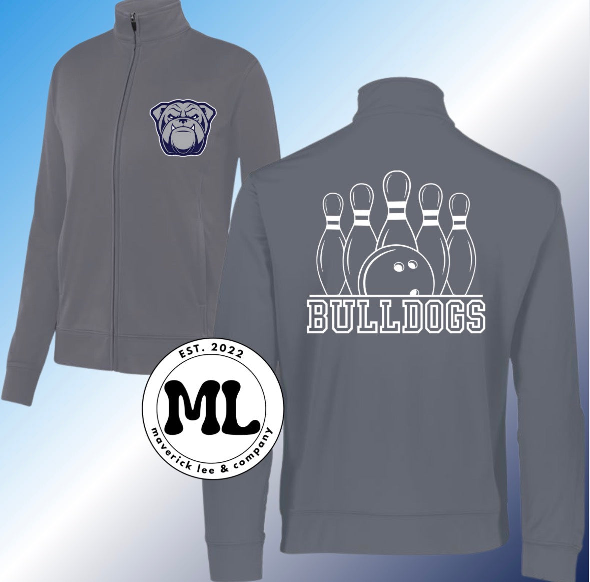 Yellow springs Bulldogs white out jacket