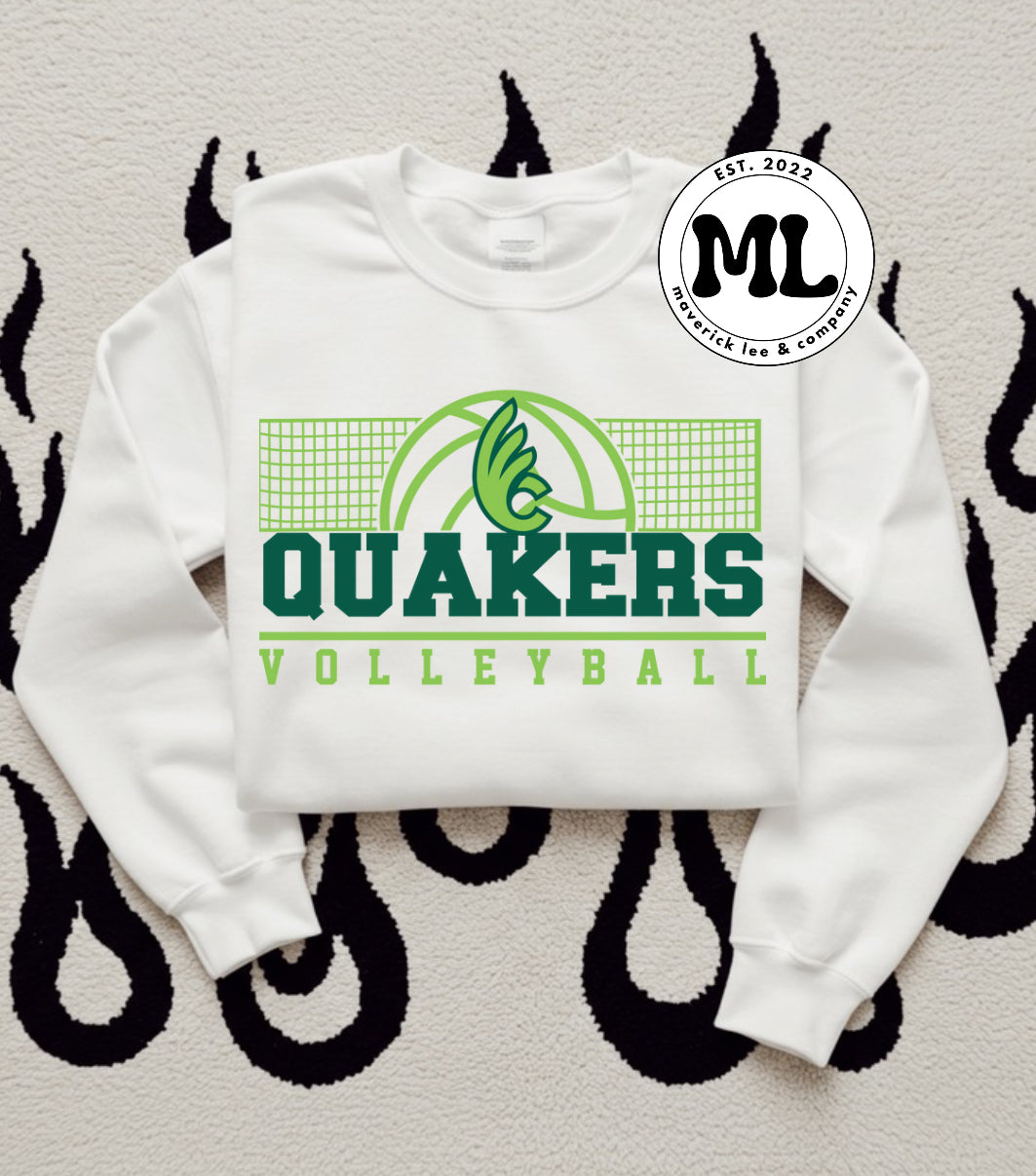 Wilmington Quakers volleyball net