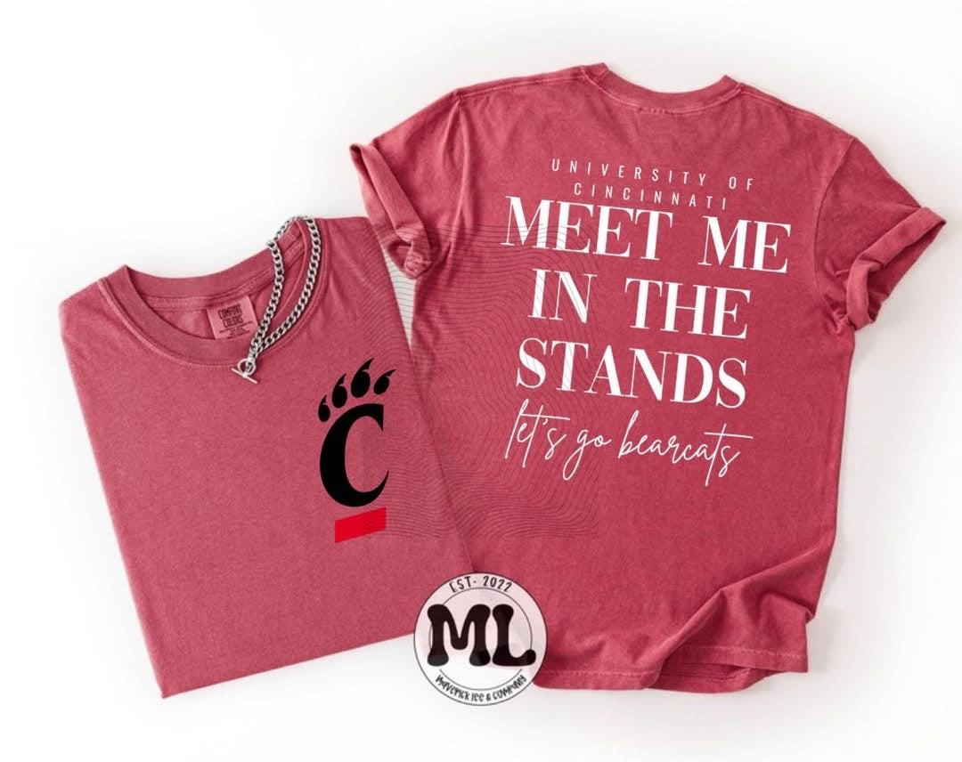 Bearcats - meet me in the stands