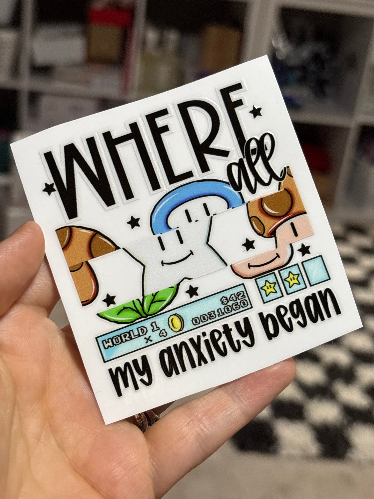 UVDTF sticker in stock