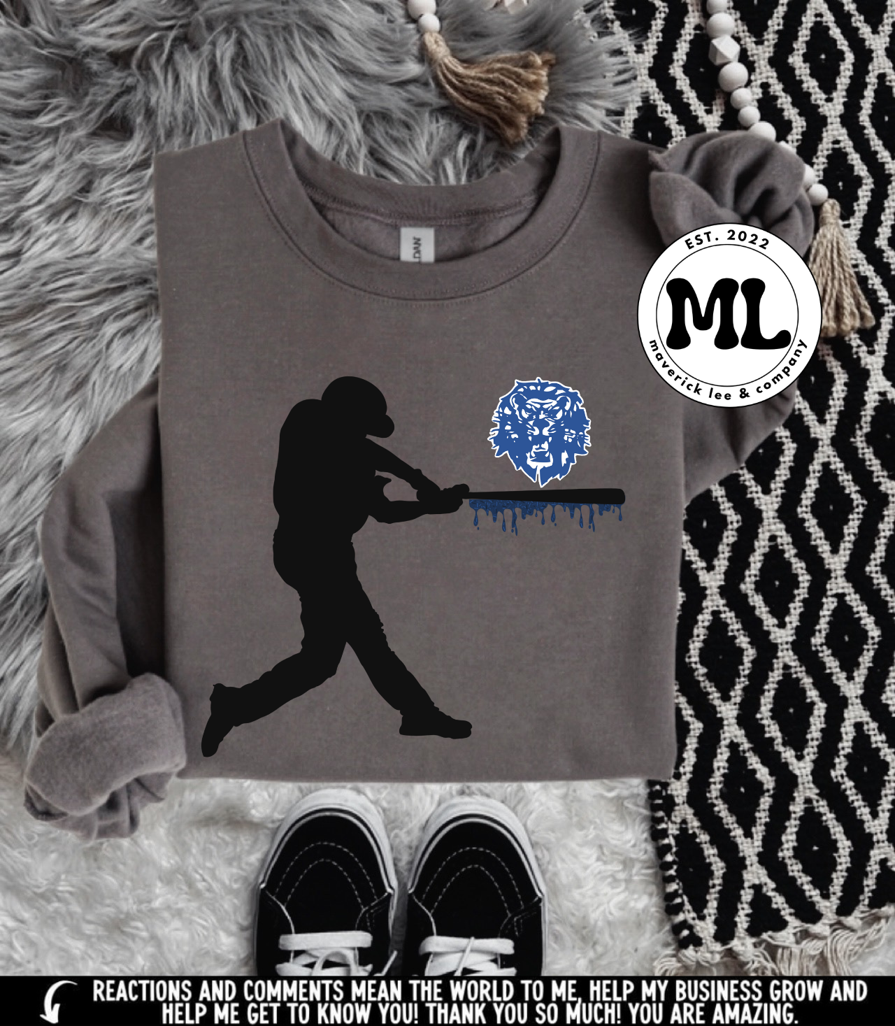 Blue lions bat drip