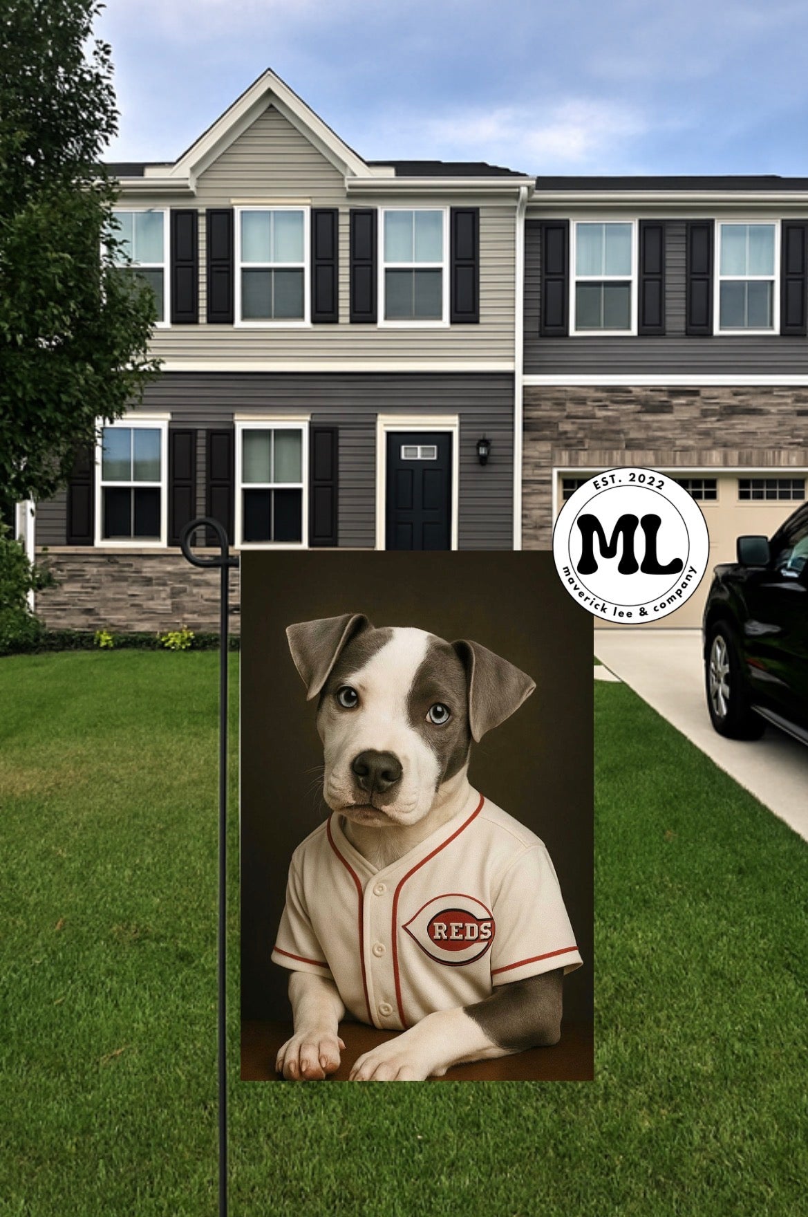 Custom pet garden flag