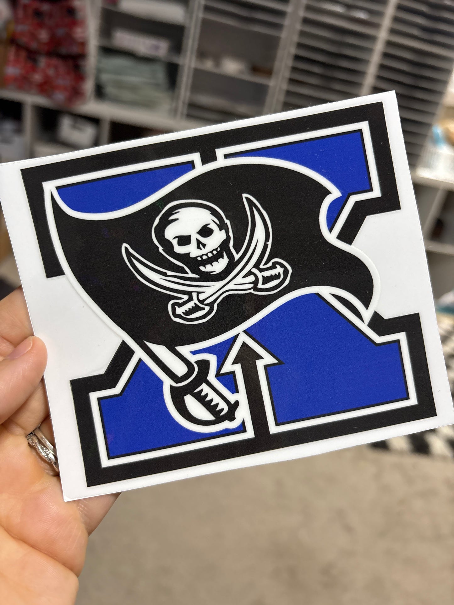 6 inch car decal in stock