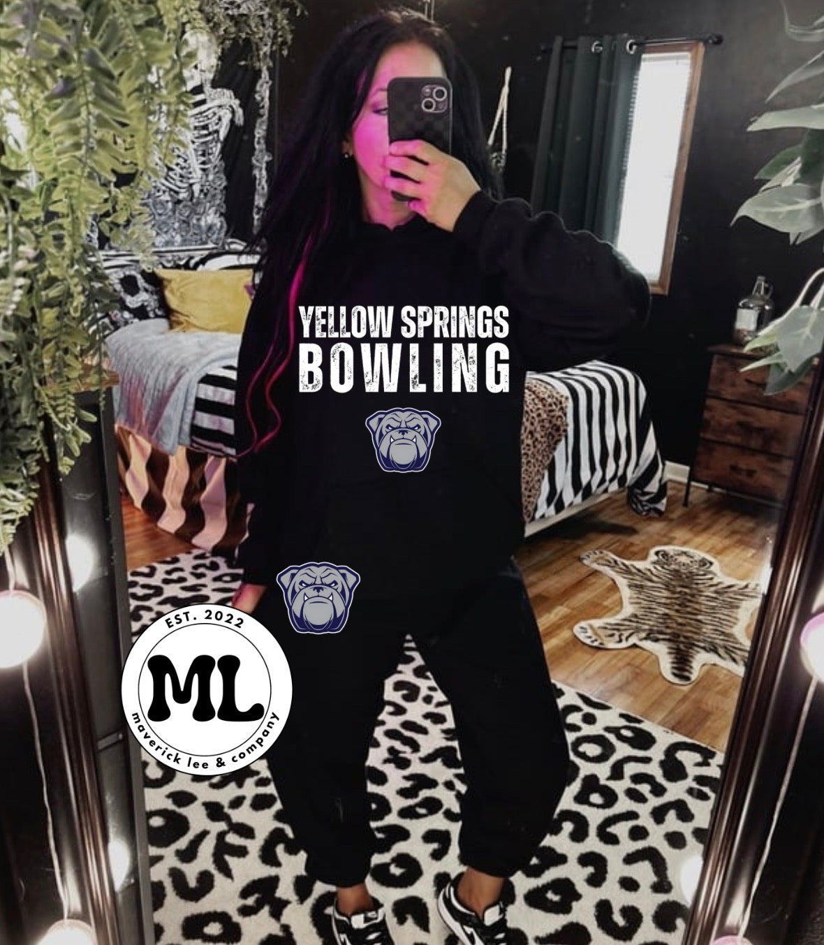 jogger set - bulldogs distressed