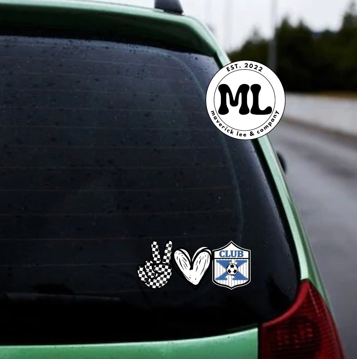 Peace love 6” – UVDTF sticker