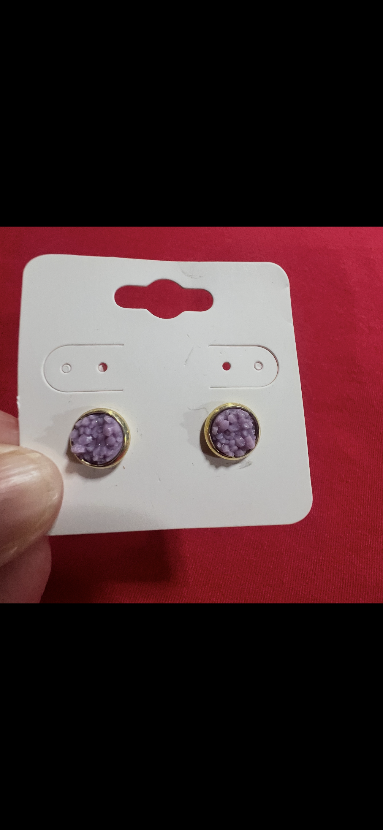 In stock earrings 8mm