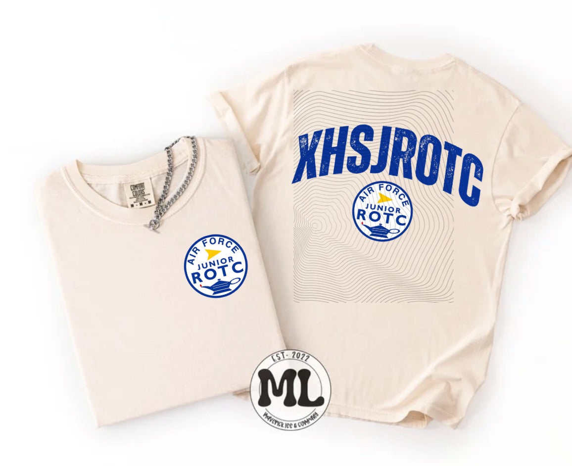 Xenia JROTC - front and back arch