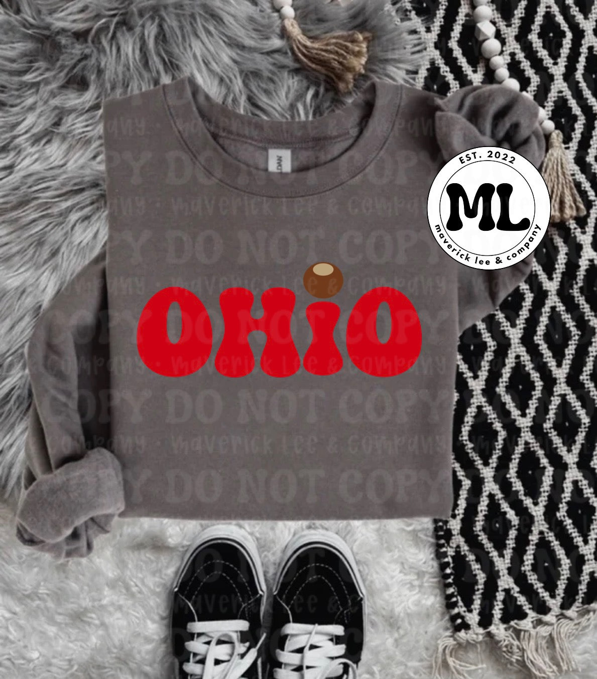 Chunky Ohio with dotted I