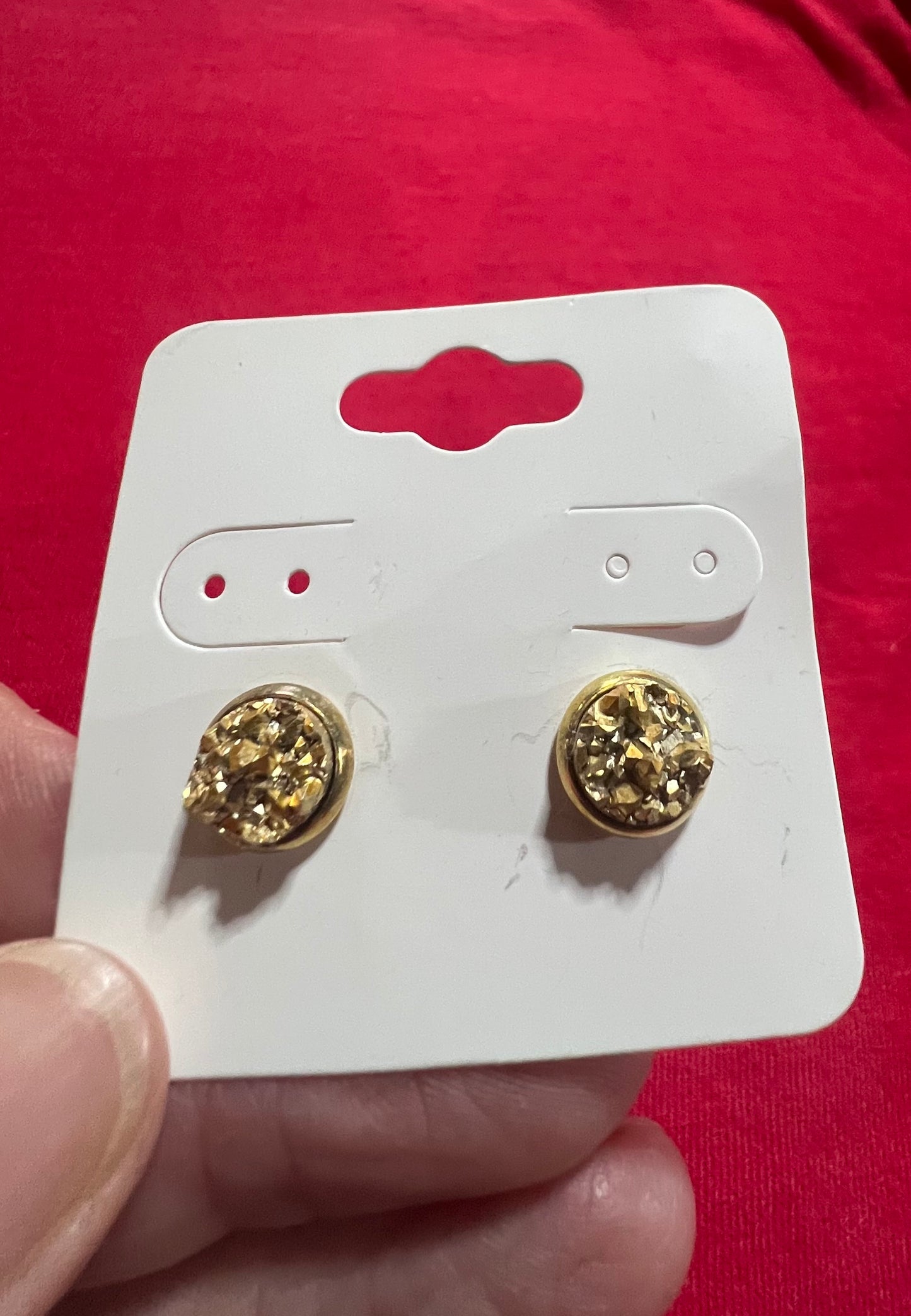 In stock earrings 8mm