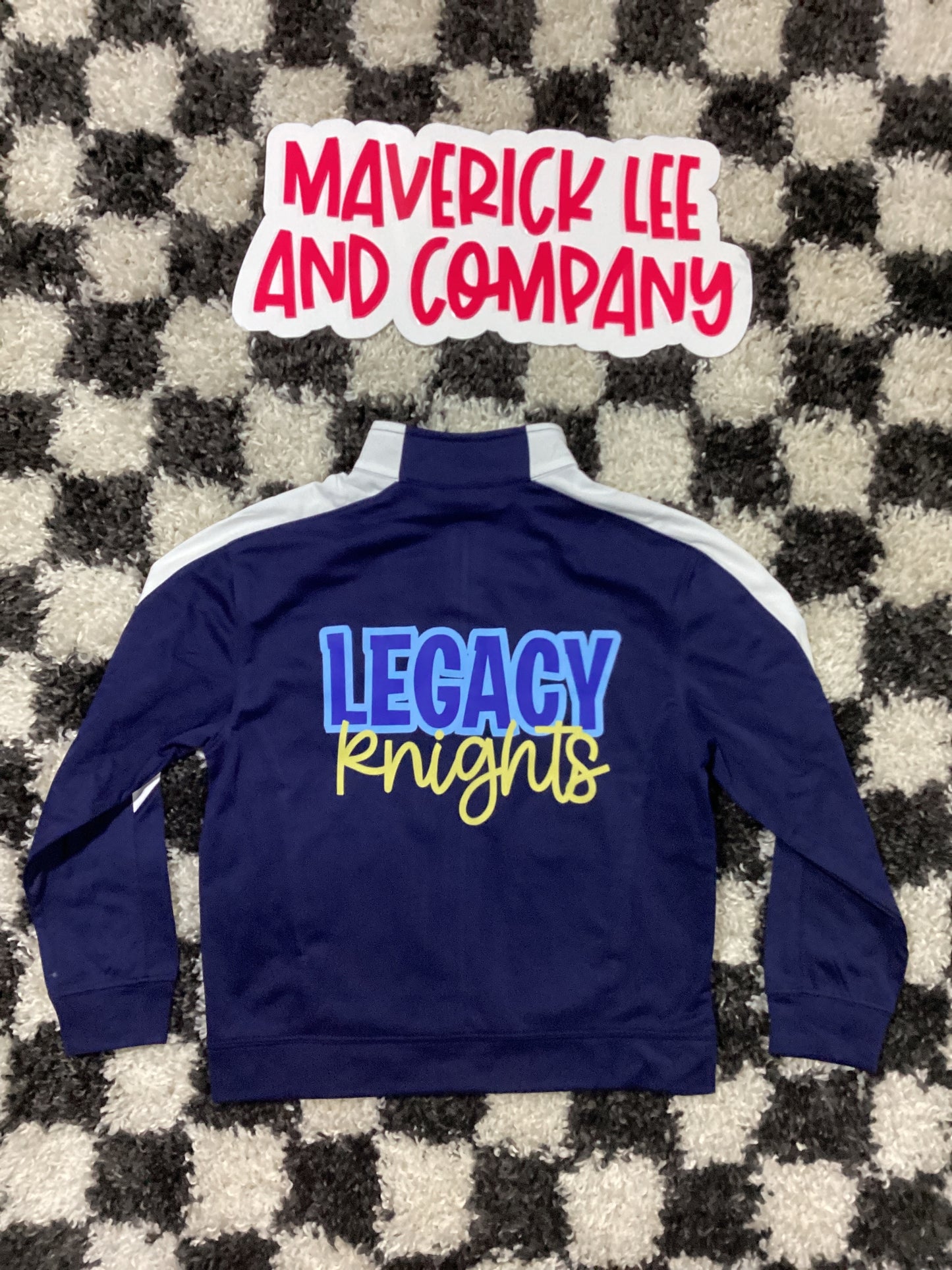 Youth S Legacy jacket - front + back in stock