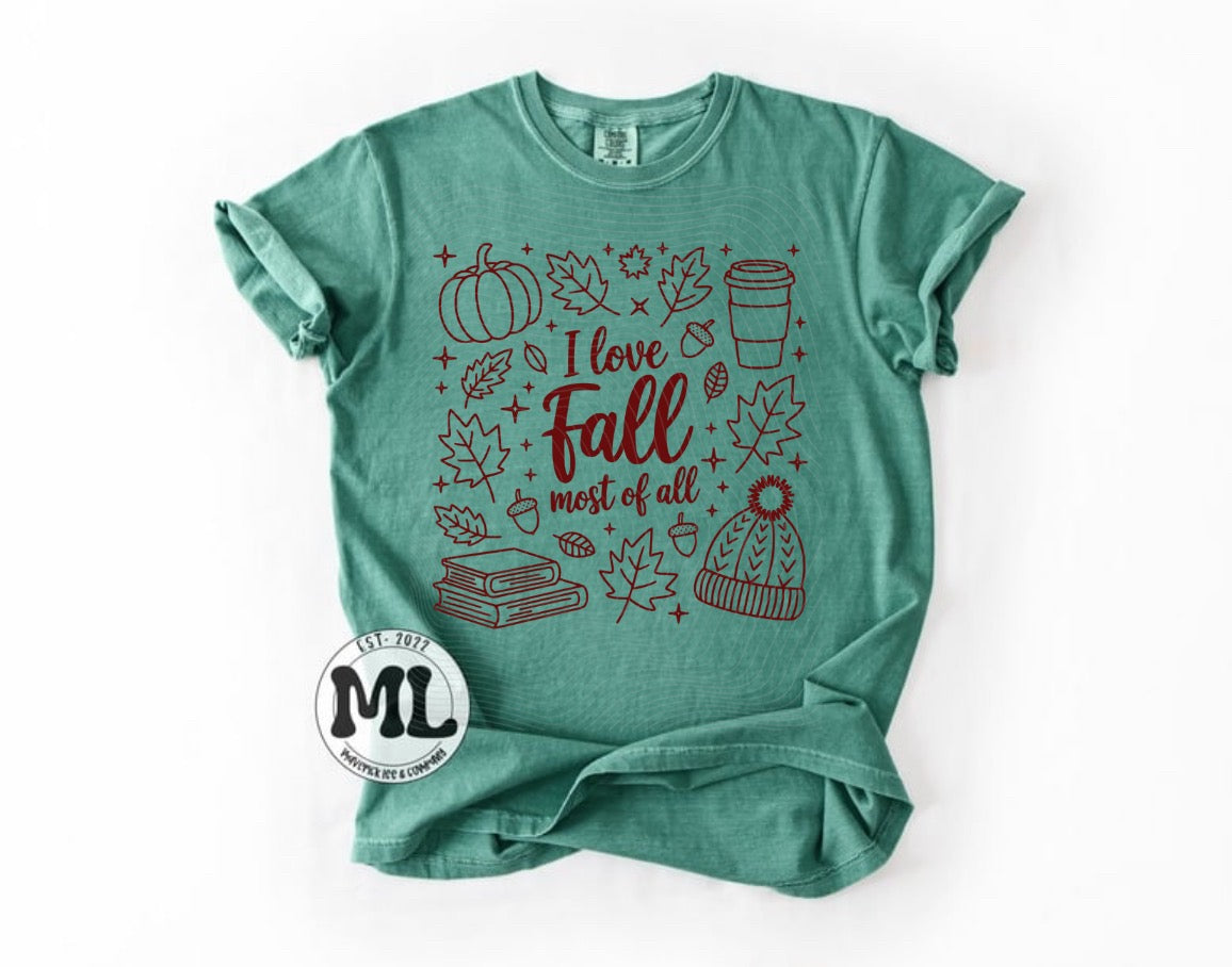 I love fall most of all