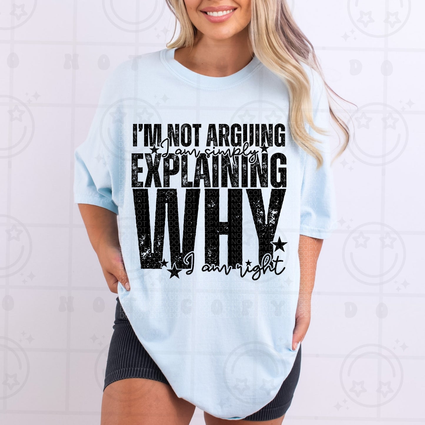 I’m not arguing