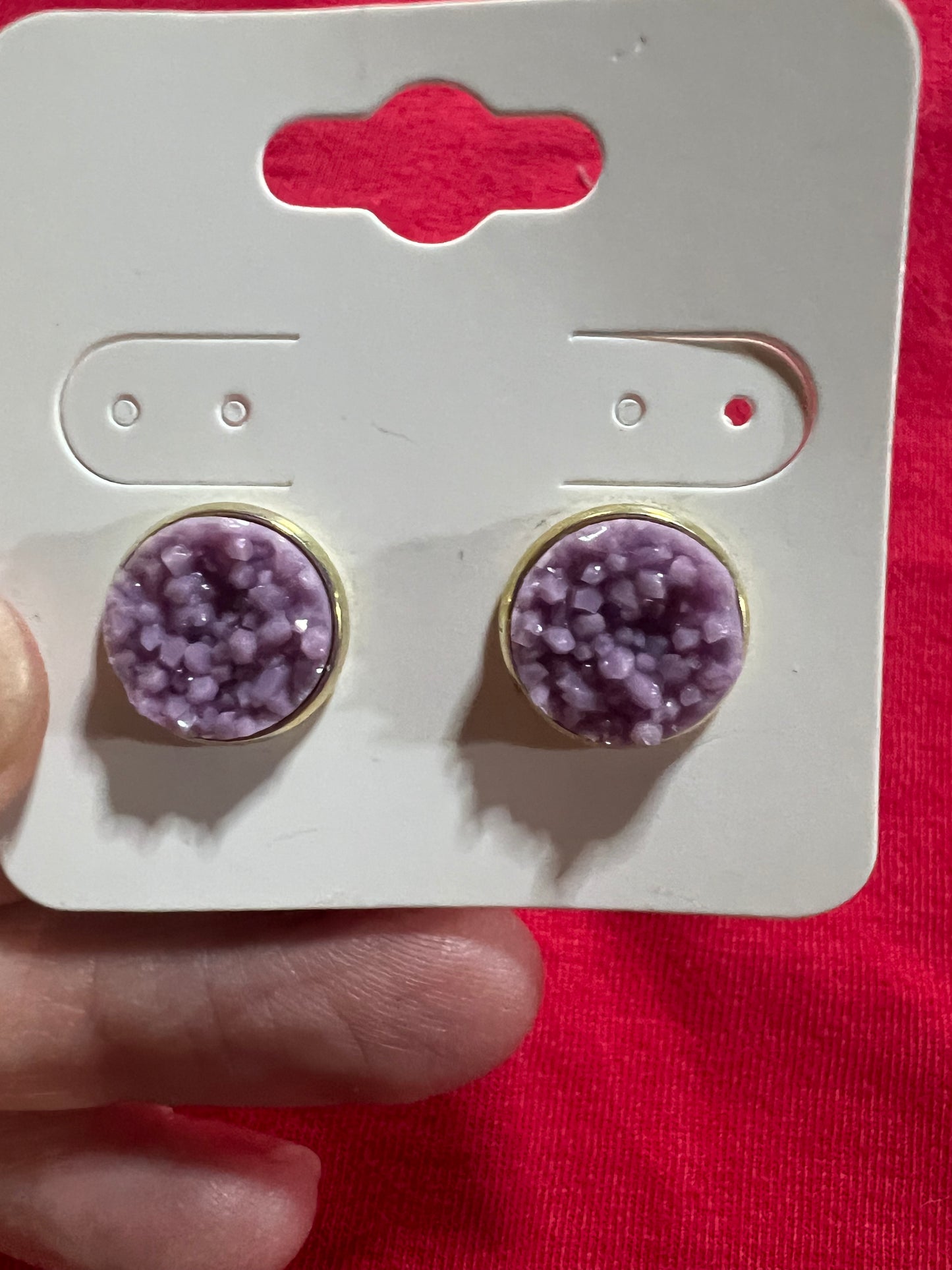 In stock earrings 12mm