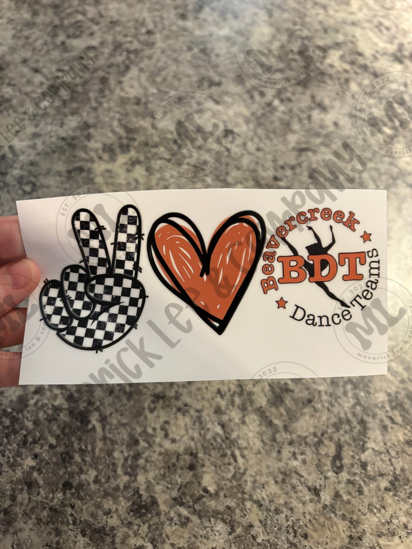 Beavercreek dance teams – UVDTF sticker