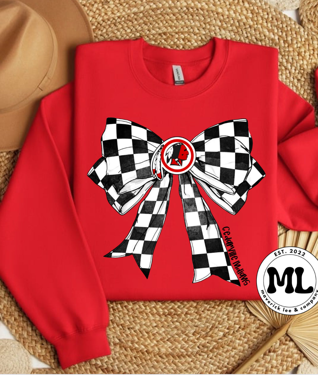 Cedarville Indians bow