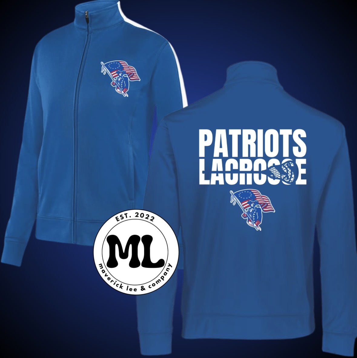 Carroll Patriots Lacrosse simple Jacket