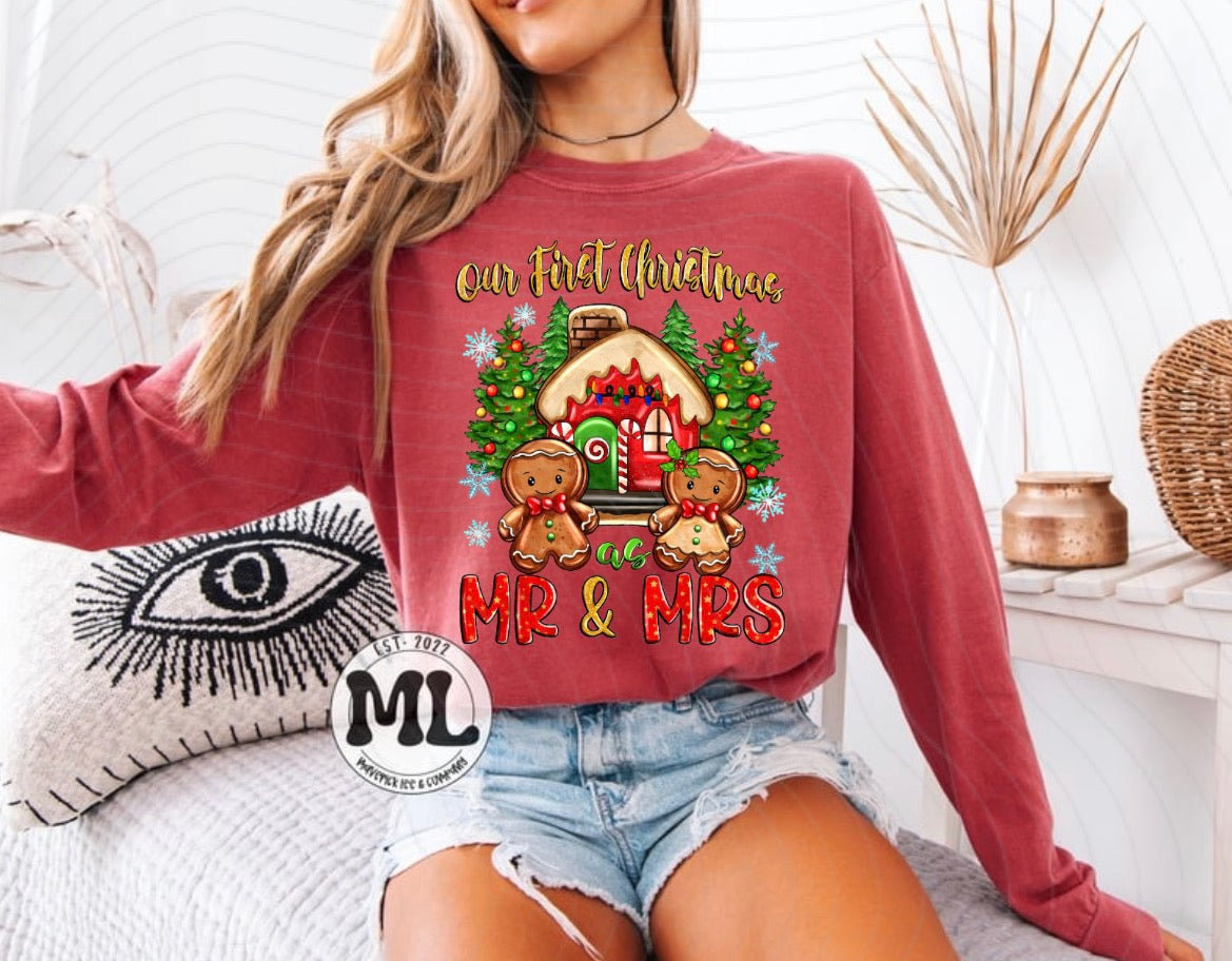 First Christmas as Mr and Mrs